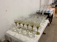 Set van glazen en kristal - afbeelding 1 van  8