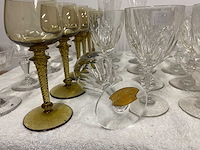 Set van glazen en kristal - afbeelding 7 van  8