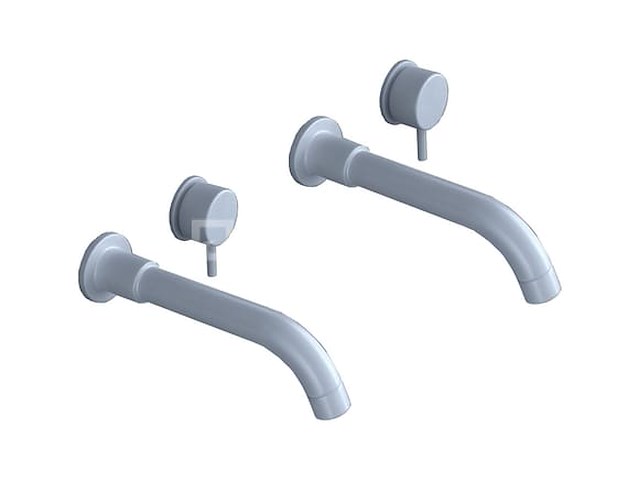 Set van inbouw mengkranen - verchroomd rvs - afbeelding 2 van  7