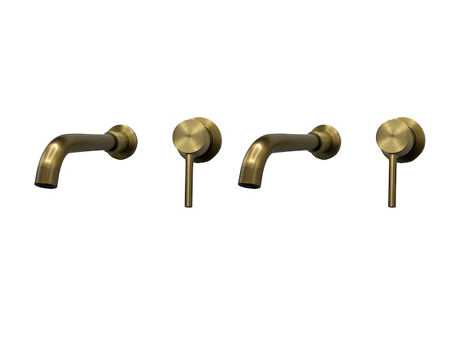 Set van inbouw mengkranen - verchroomd rvs - afbeelding 7 van  7