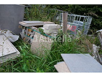 Set van steen- en blauwsteenresten