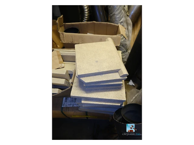 Set van vuurvaste stenen en platen - afbeelding 2 van  6