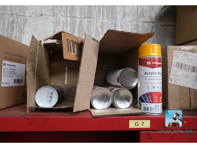 Set van werkplaatskasten met inhoud - afbeelding 2 van  18