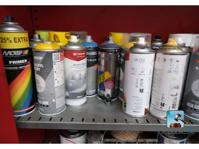 Set van werkplaatskasten met inhoud - afbeelding 4 van  18