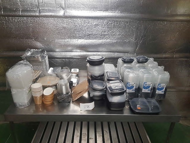 Set verpakkingsmateriaal voor voedsel - afbeelding 1 van  10