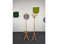 Set vintage kapstokken - portemanteau (2x)
