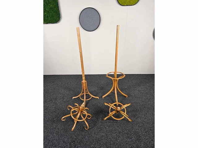 Set vintage kapstokken - portemanteau (2x) - afbeelding 6 van  7