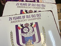 Set vintage metalen sierborden-replica - afbeelding 1 van  1