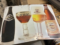 Set vintage metalen sierborden-replica - afbeelding 1 van  1