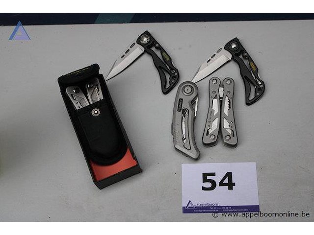 Set vouwmessen - stanley - diverse modellen set multifunctionele tools - stanley - diverse modellen - afbeelding 1 van  3