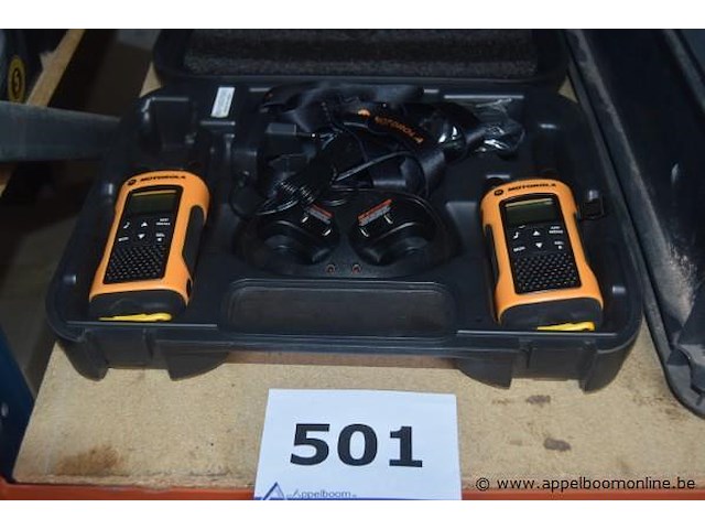 Set walkie-talkies motorola, werking niet gekend - afbeelding 1 van  2