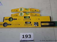 Set waterpassen - stabila - diverse maten - afbeelding 1 van  3