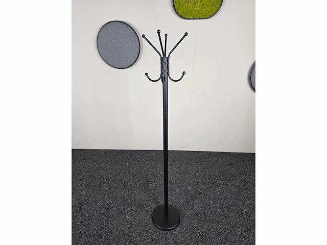 Set zwarte kapstokken - portemanteau (4x) - afbeelding 1 van  6