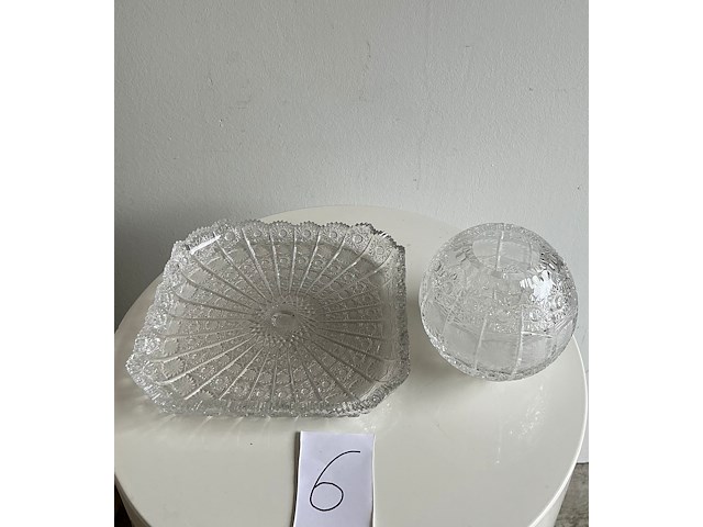 Setje kristal - afbeelding 1 van  1