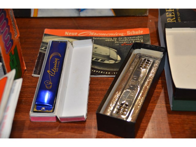 Setje mondharmonica - afbeelding 1 van  3