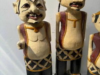 Setje van 4 semar beeldjes (antiek) - afbeelding 3 van  4