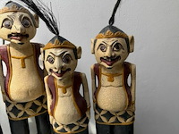 Setje van 4 semar beeldjes (antiek) - afbeelding 4 van  4