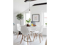 Sets van 2 dsw eames white inspiration stoelen - afbeelding 3 van  6