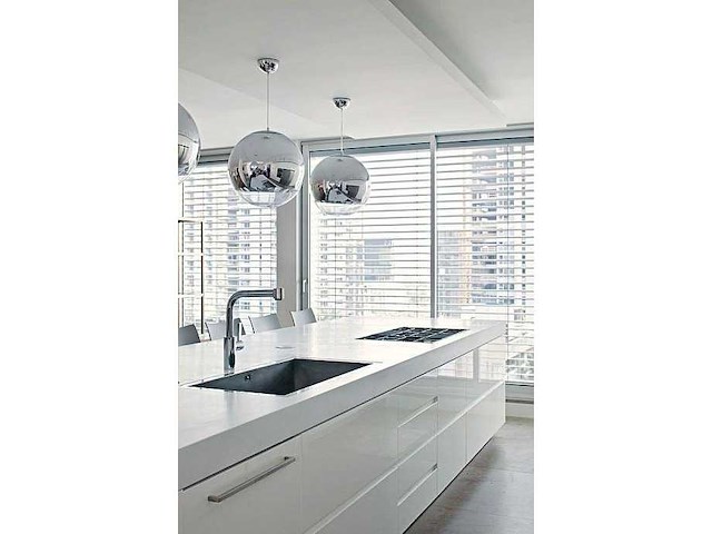 Sets van 2 spiegelbol-hanglampen - zilver (1,25 cm en 1,35 cm diameter) - afbeelding 4 van  4