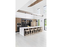 Sets van 2 wishbone barkrukjes - zithoogte 71 cm - natuurlijk hout - natuurlijk touw beige - afbeelding 5 van  5