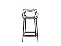 Sets van 3 barmeesters taburets - 2 zitplaatsen 65 cm (wit en zwart) 1 zitplaats 75 cm (zwart) - afbeelding 1 van  5
