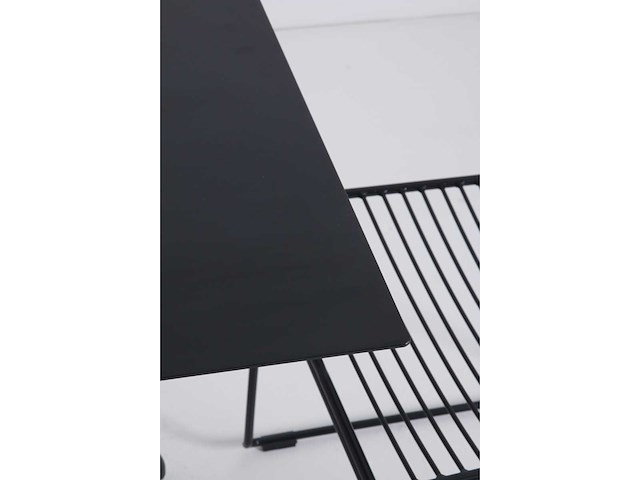 Sets van 3 metalen restauranttafels - carl (1 wit - 2 zwart) - afbeelding 9 van  11