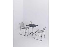 Sets van 3 metalen restauranttafels - carl (1 wit - 2 zwart) - afbeelding 7 van  10
