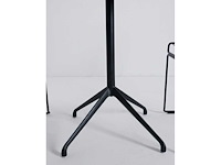 Sets van 3 metalen restauranttafels - carl (1 wit - 2 zwart) - afbeelding 10 van  10