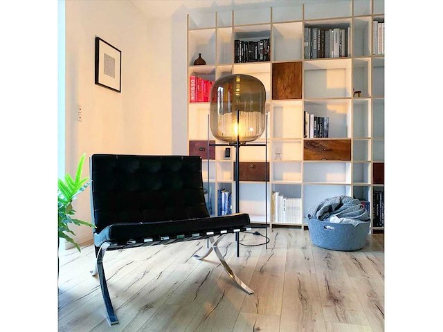 Sets van 8 onda 95cm vloerlampen + rokerige grijze lamp - afbeelding 4 van  4