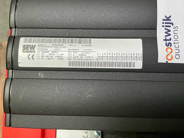 Sew eurodrive mdx60a0550-503-4-00 frequentieregelaar - afbeelding 3 van  11