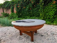 Sfeer bbq (cortenstaal, roestig)