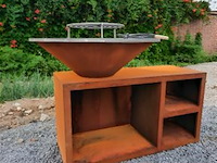 Sfeer bbq (cortenstaal, roestig)