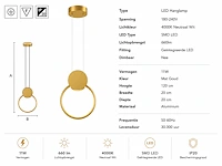 Sfeervolle design led hanglamp (horoz) – 11w – 4000k neutraal wit – ip20 – forever (1 stuks) - afbeelding 5 van  5