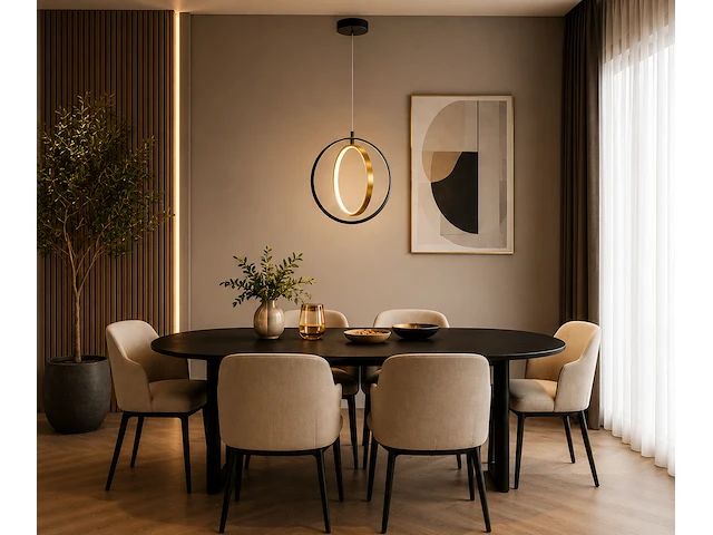 Sfeervolle design led hanglamp (horoz) – 15w – 4000k neutraal wit – ip20 – daxton-15 (1 stuks) - afbeelding 2 van  5