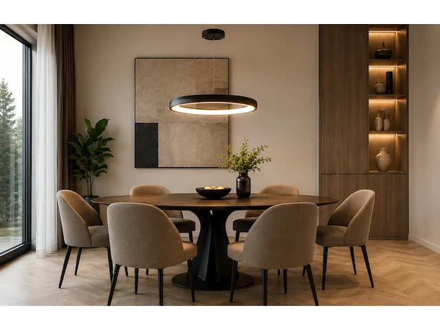 Sfeervolle design led hanglamp (horoz) – 30w – 4000k neutraal wit – ip20 – essence-30 (1 stuks) - afbeelding 2 van  5