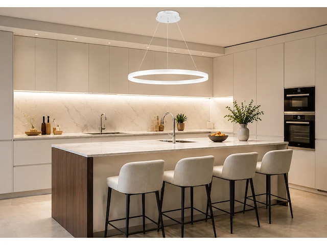 Sfeervolle design led hanglamp (horoz) – 35w – ip20 – harvey-35 3cct (1 stuks) - afbeelding 1 van  5