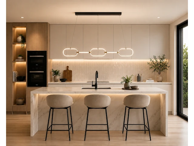 Sfeervolle design led hanglamp (horoz) – 36w – 4000k neutraal wit – ip20 – empire-36 (1 stuks) - afbeelding 2 van  5