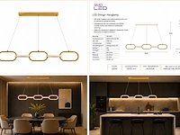 Sfeervolle design led hanglamp (horoz) – 36w – 4000k neutraal wit – ip20 – empire-36 (1 stuks) - afbeelding 3 van  5