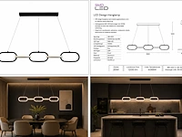 Sfeervolle design led hanglamp (horoz) – 36w – 4000k neutraal wit – ip20 – empire-36 (1 stuks) - afbeelding 3 van  5
