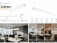 Sfeervolle design led hanglamp (horoz) – 40w – avenue 3cct (2 stuks) - afbeelding 3 van  5