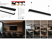 Sfeervolle design led hanglamp (horoz) – 60w – fortis-60 3cct (4 stuks) - afbeelding 3 van  5