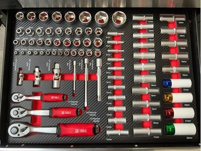 Sg-tools - gereedschapswagen 274 delig - afbeelding 6 van  10