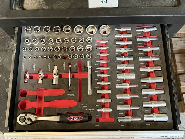 Sg tools gereedschapskar - afbeelding 3 van  10