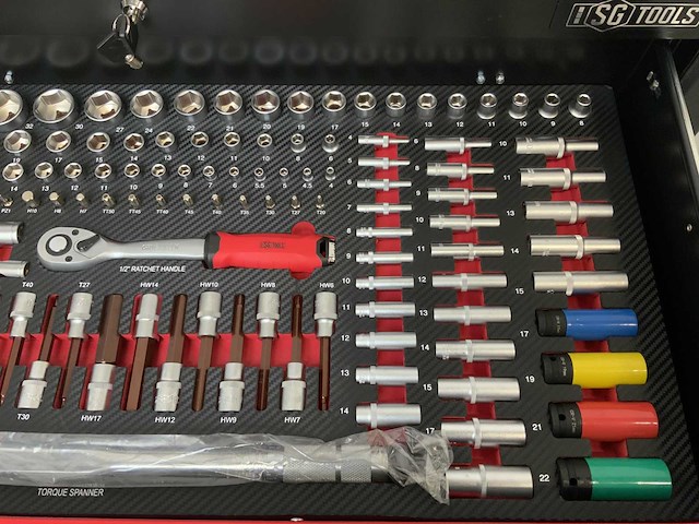 Sg tools gereedschapswagen 311-delig - afbeelding 24 van  30