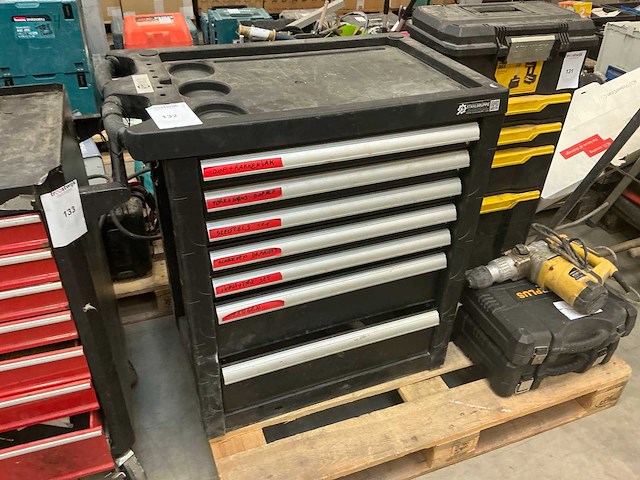 Sg tools gereedschapswagen met inhoud - afbeelding 3 van  10