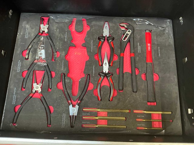 Sg tools gereedschapswagen met inhoud - afbeelding 10 van  10