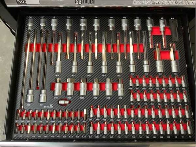 Sg toolss - gereedschapswagen 274 delig - afbeelding 13 van  14