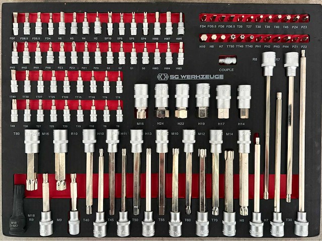 Sg werkzeuge 258-delige set handgereedschap - afbeelding 12 van  13