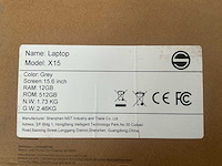 Sgin x15 laptop - afbeelding 3 van  3