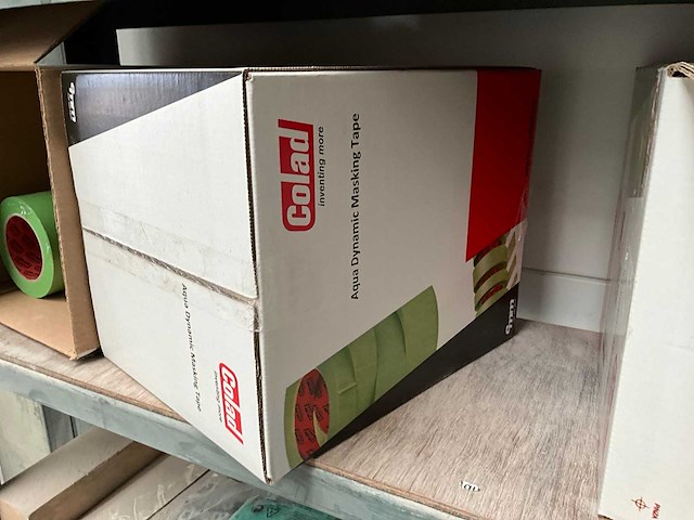 Sgs gereedschapswagen en rek met inhoud, waaronder 3m masking tape - afbeelding 5 van  18